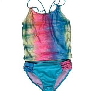 Girls Colorful Two Piece Swimsuit 14/16